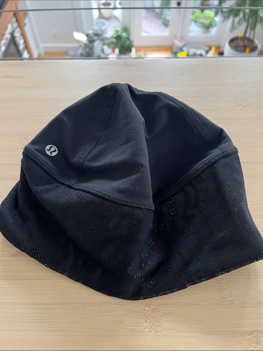 lululemon athletica Black lace Performance Beanie hat